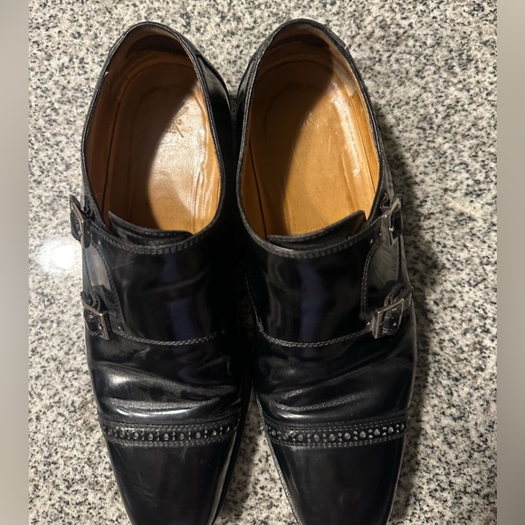 SUTOR MANTELLASSI Men’s Double Monk Strap Dress Shoes size 9 (US 10) - Picture 7 of 7
